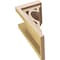 Ekena Millwork 8"W x 8"D x 16"H Wide Sheridan Rough Cedar Woodgrain TimberThane Corbel, Primed Tan CORUR08X08X16SHERCPR - alternate 4
